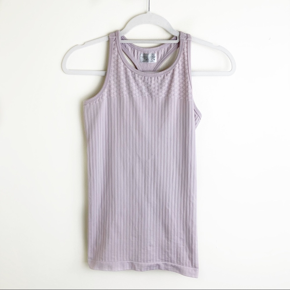 Athleta Purple Stretchy Workout Tank Top